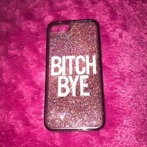 Pink glittery sparkly case